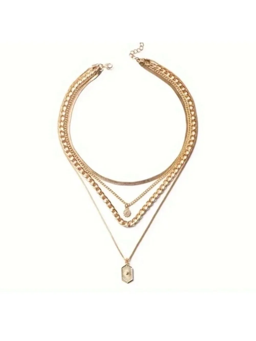 New! Gold Necklace Stack Set (1067) NWOT